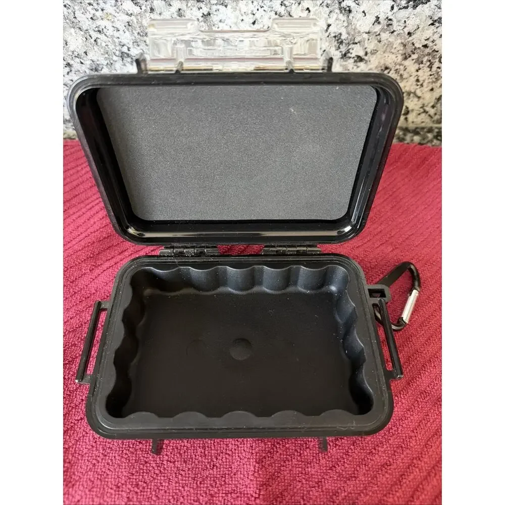 Pelican 1020 Watertight Hard Micro Case with Rubber Liner - Black USA Made